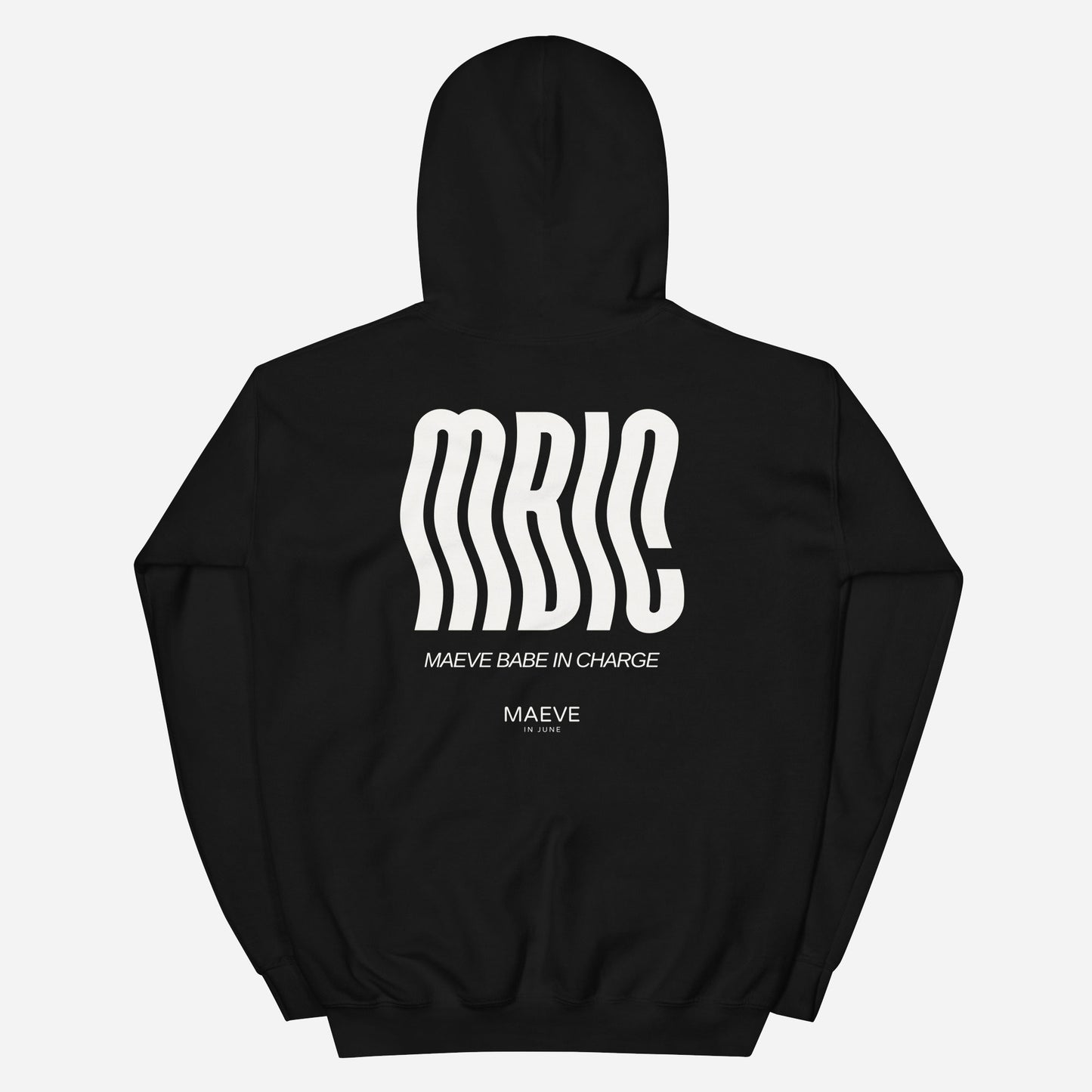 MBIC Unisex Hoodie | Front & Back Print | Off White
