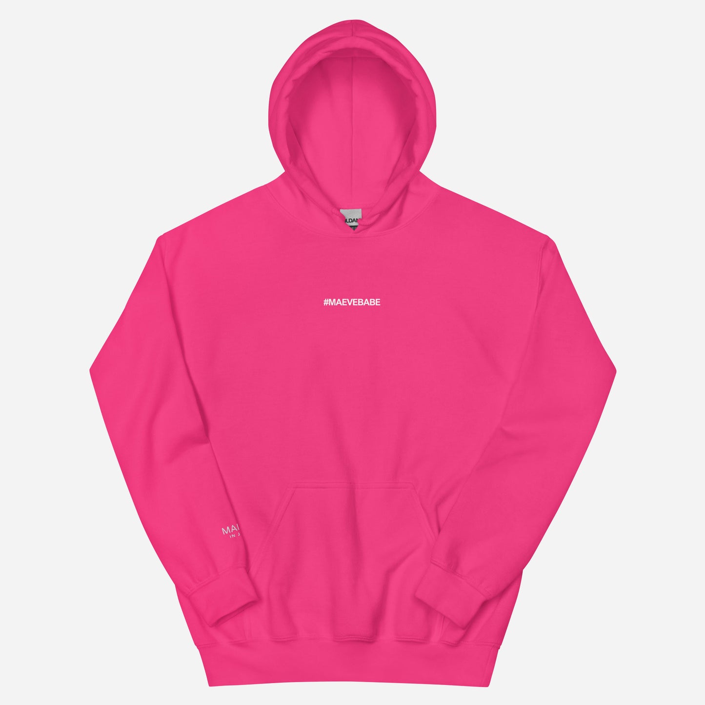 #MAEVEBABE BE UNAPOLOGETICALLY YOURSELF Unisex Hoodie | Front, Back & Sleeve Print | Off White