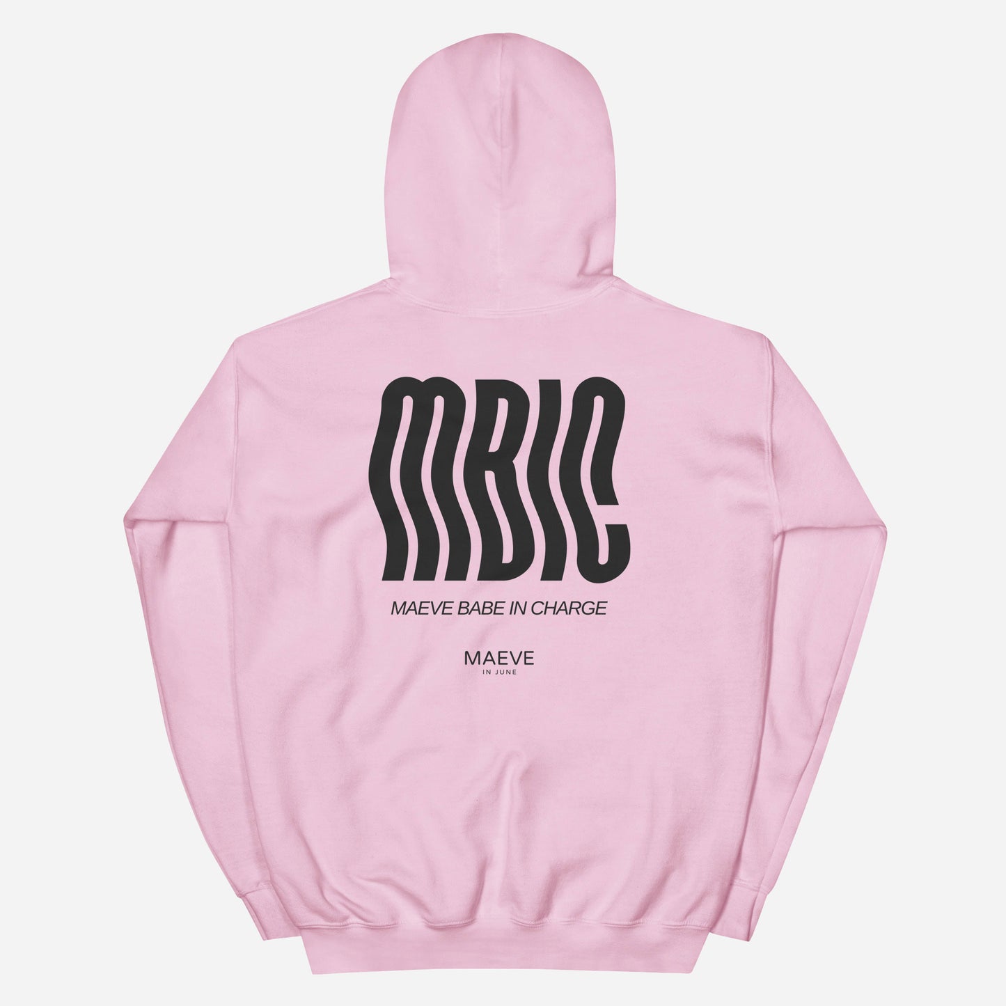 MBIC Unisex Hoodie | Front & Back Print | Off Black