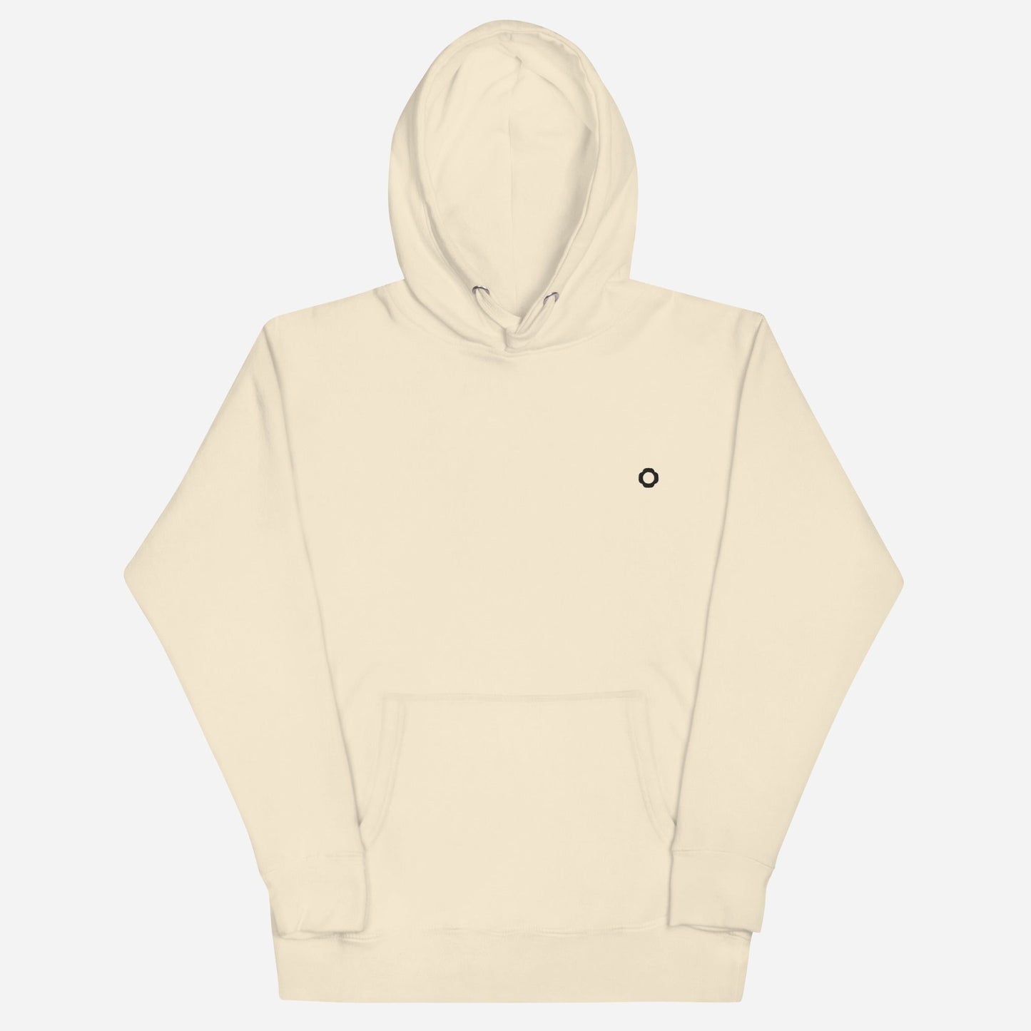 THE IRIS CLASSIC II Unisex Premium Pullover Hoodie | Left Chest Embroidery | Black Thread