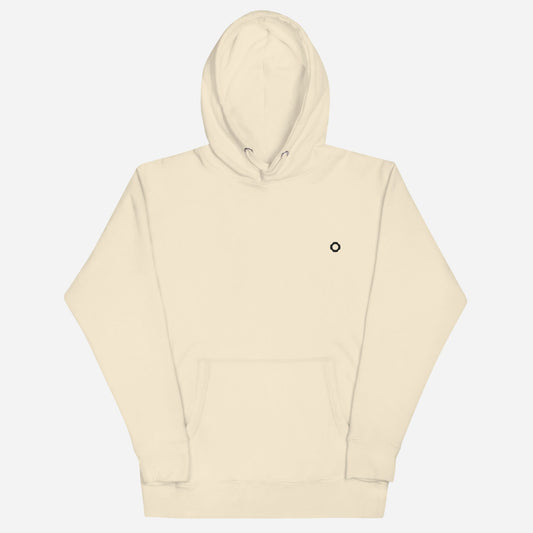 THE IRIS CLASSIC II Unisex Premium Pullover Hoodie | Left Chest Embroidery | Black Thread