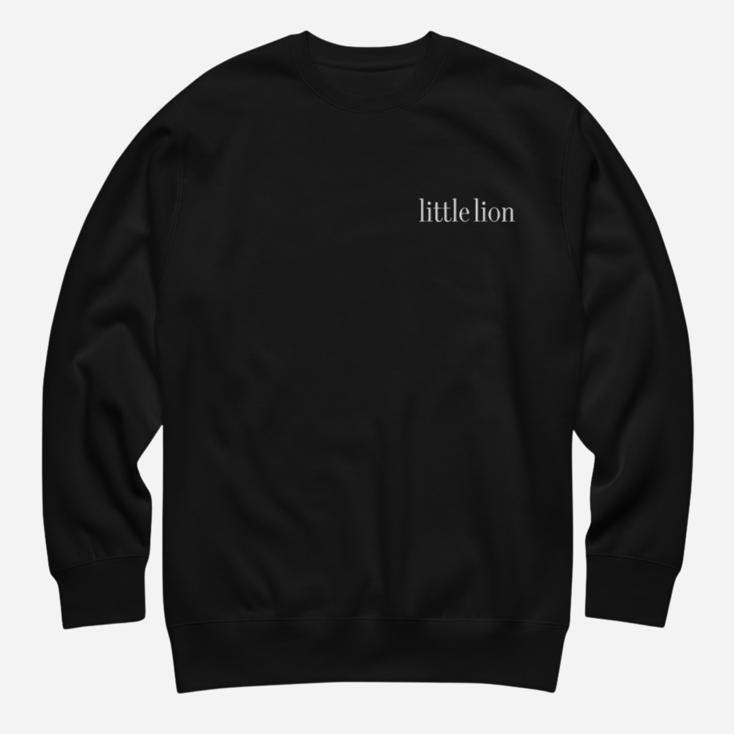 CLASSIC Unisex Premium Sweatshirt | Left Chest Embroidery | White Thread