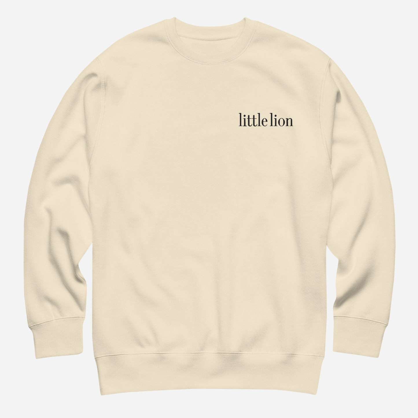 CLASSIC Unisex Premium Sweatshirt | Left Chest Embroidery | Black Thread