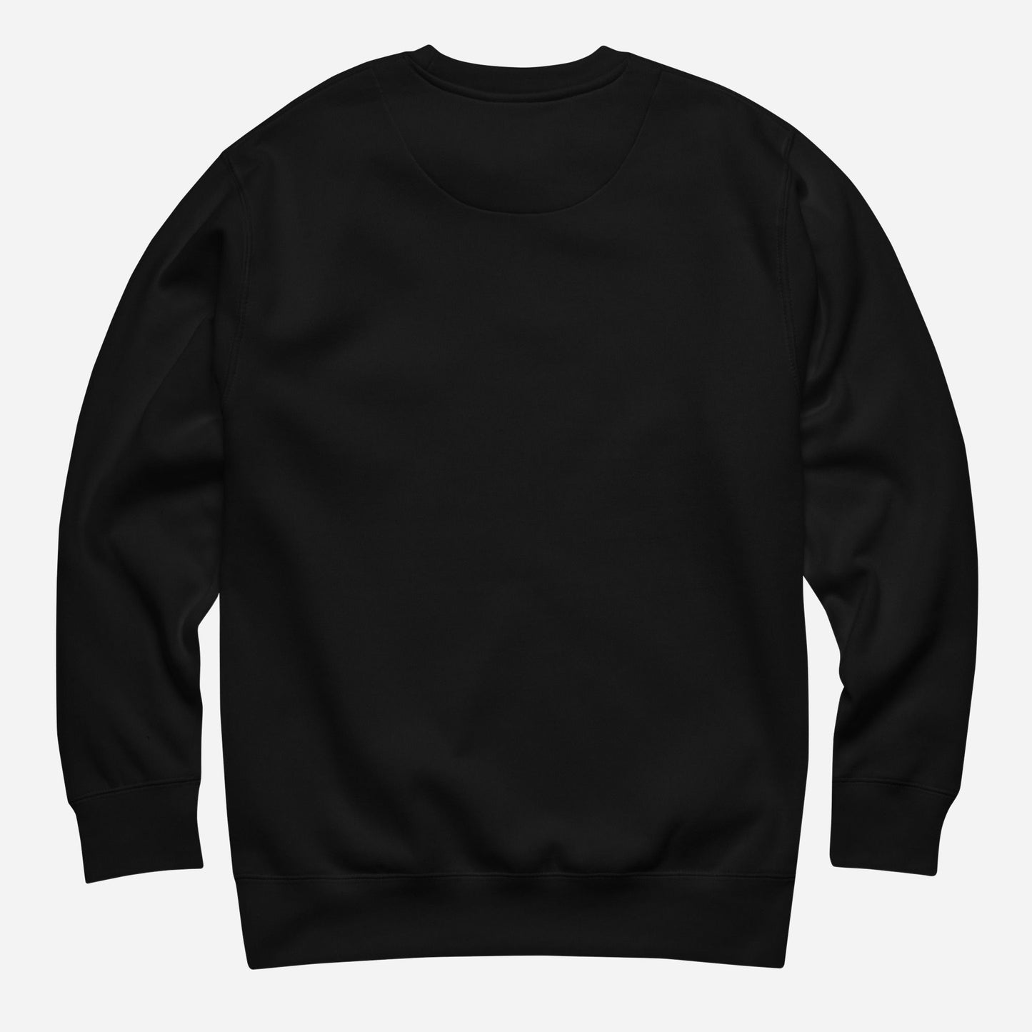 CLASSIC Unisex Premium Sweatshirt | Left Chest Embroidery | Black Thread