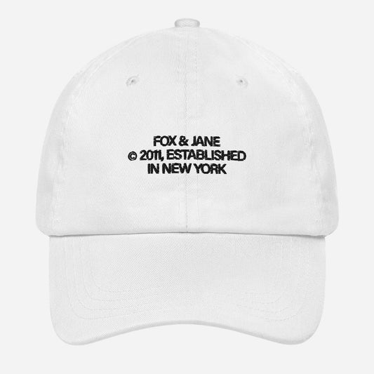 FJ © 2011 Dad Hat | Front Embroidery | Black Thread