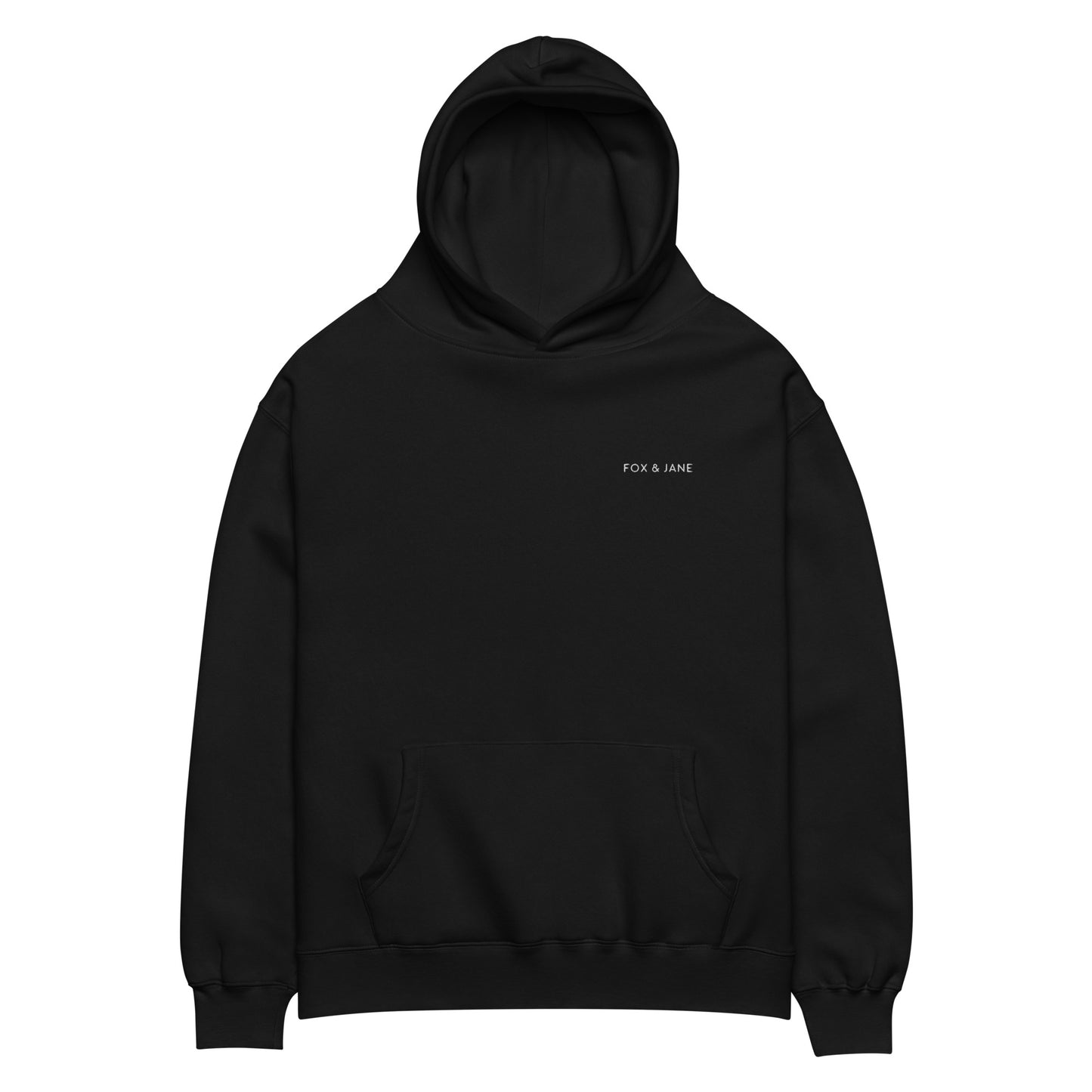 FJ CLASSIC Unisex oversized hoodie | Left Chest Embroidery | White Thread