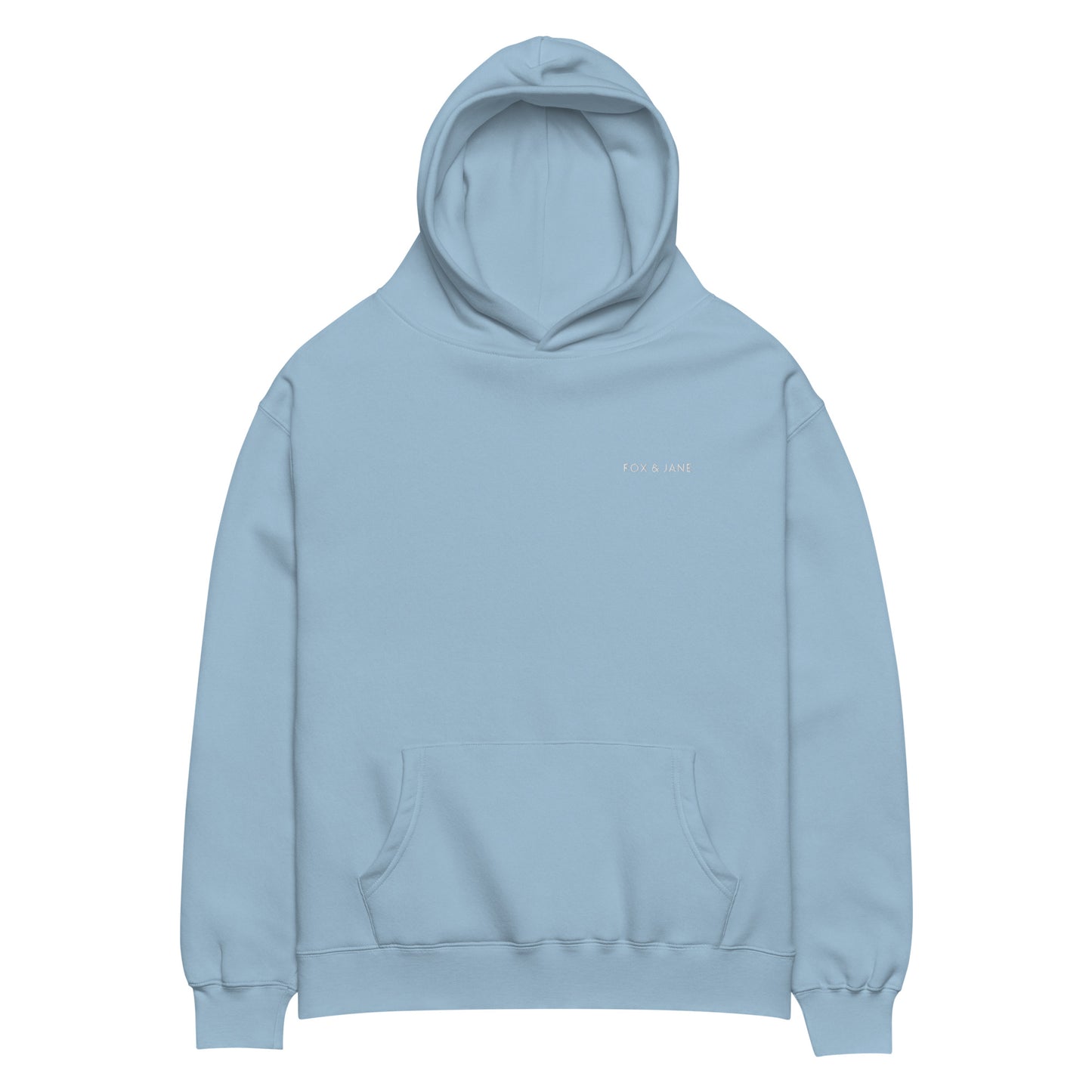 FJ CLASSIC Unisex oversized hoodie | Left Chest Embroidery | White Thread