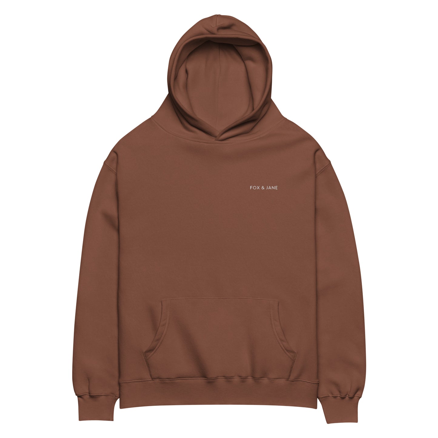 FJ CLASSIC Unisex oversized hoodie | Left Chest Embroidery | White Thread