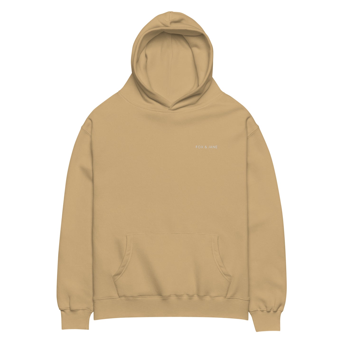 FJ CLASSIC Unisex oversized hoodie | Left Chest Embroidery | White Thread