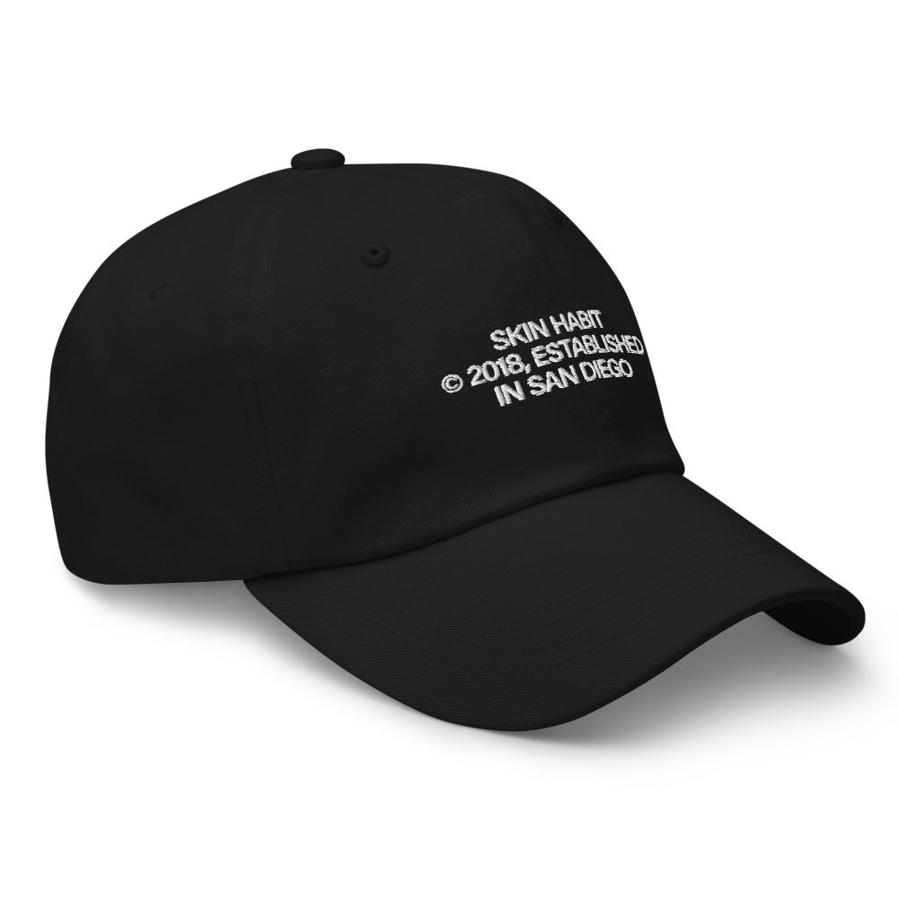 SH © 2018 l Dad Hat | Front Embroidery | White Thread