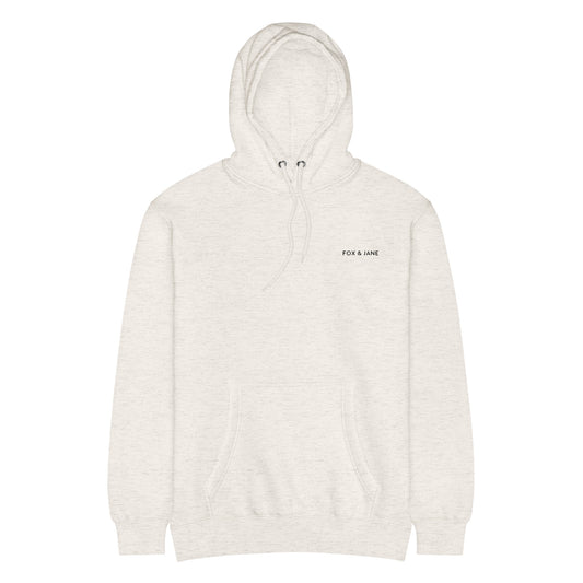 FJ CLASSIC Unisex premium mid-weight hoodie | Left Chest Embroidery | Black Thread