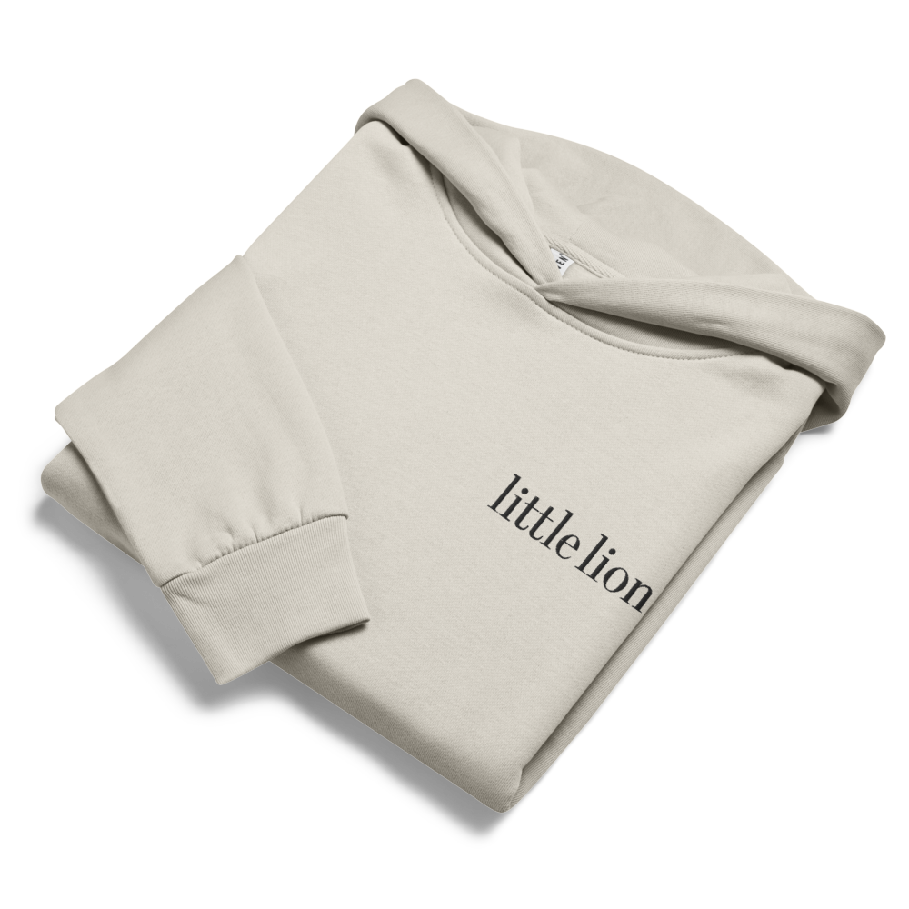 CLASSIC Urban garment-dyed hoodie | Left Chest Embroidery | Black Thread