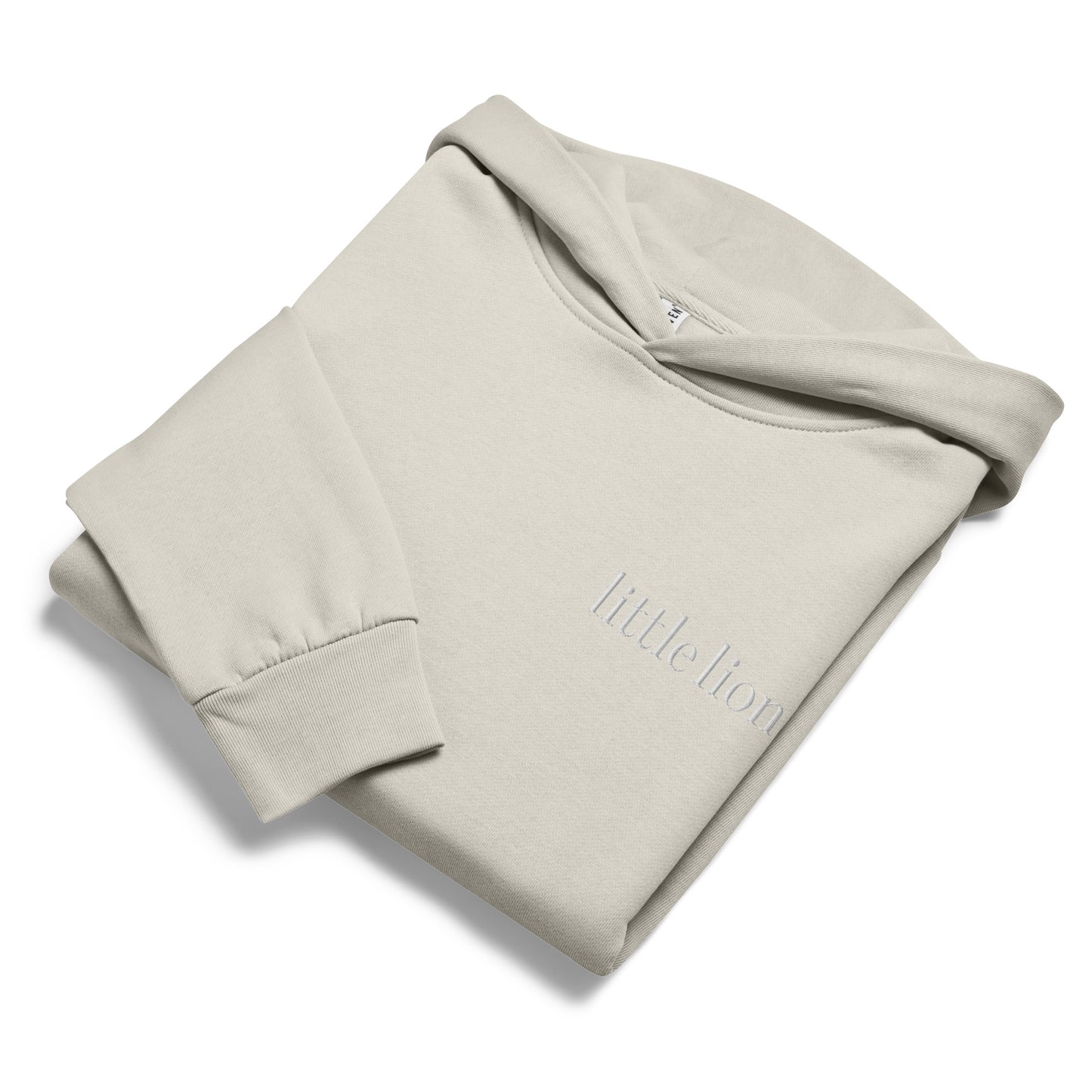 CLASSIC Urban garment-dyed hoodie | Left Chest Embroidery | White Thread