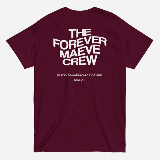 THE FOREVER MAEVE CREW | Unisex classic tee | Back Print | Off White