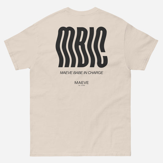 MBIC Unisex classic tee | Back Print | Off Black