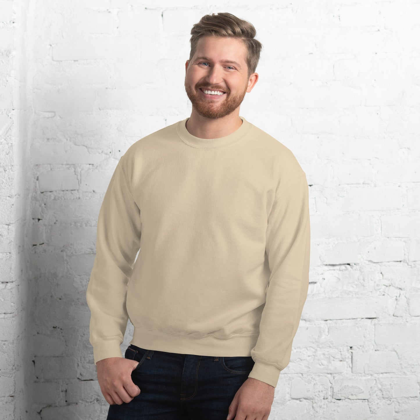 THE FOREVER FOX CREW Unisex Sweatshirt | Back Print | Off Black