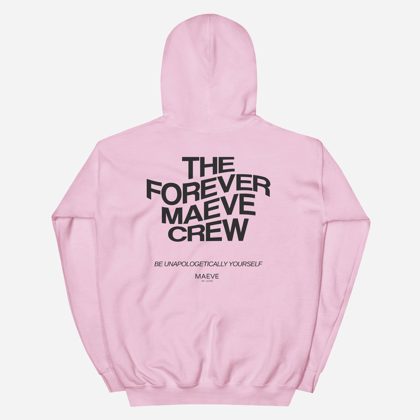 THE FOREVER MAEVE CREW Unisex Hoodie | Back Print | Off Black
