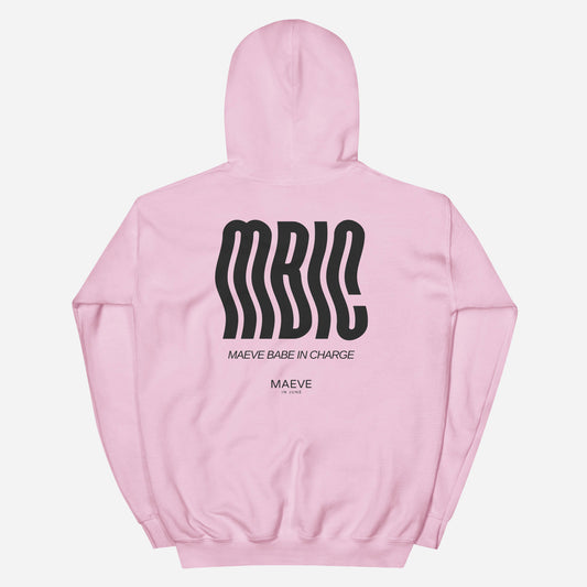 MBIC Unisex Hoodie | Front & Back Print | Off Black