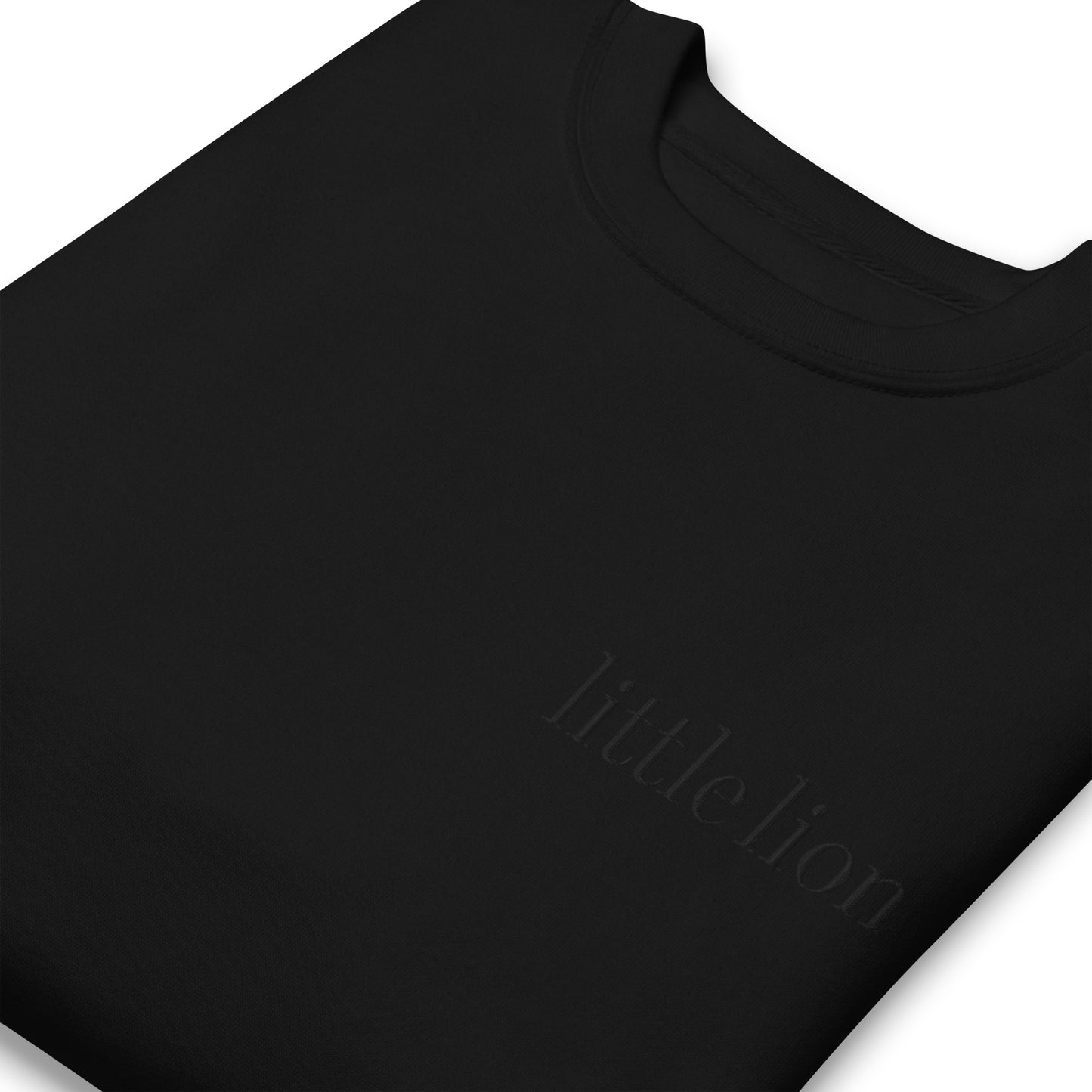 CLASSIC Unisex Premium Sweatshirt | Left Chest Embroidery | Black Thread