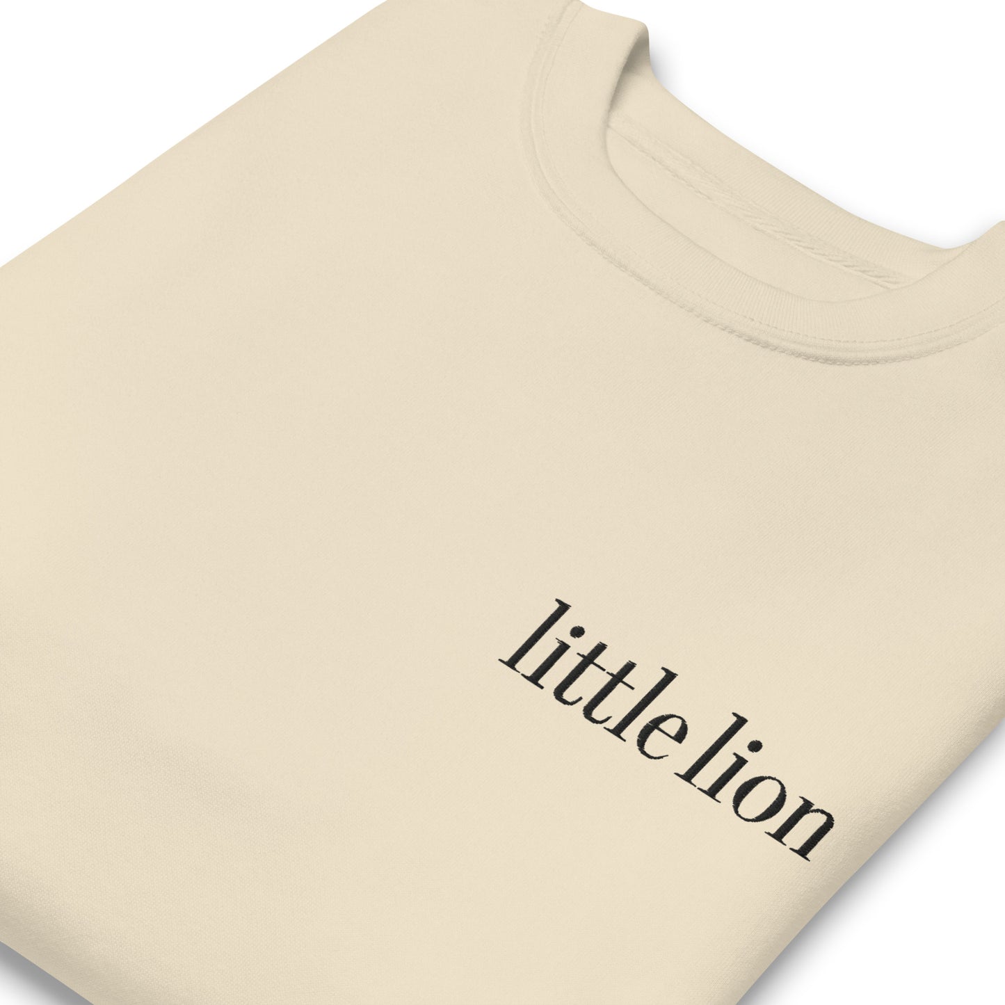 CLASSIC Unisex Premium Sweatshirt | Left Chest Embroidery | Black Thread